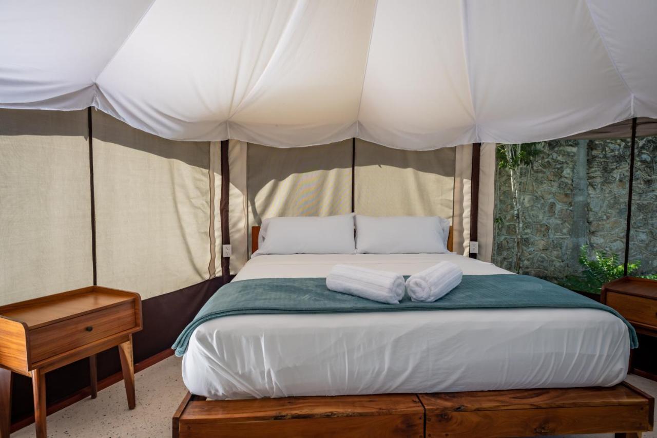Hotel Xakluum Eco Glampings Puerto Morelos Exterior foto