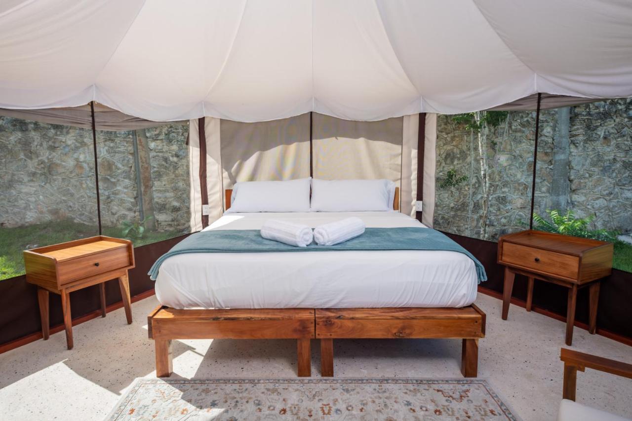 Hotel Xakluum Eco Glampings Puerto Morelos Exterior foto