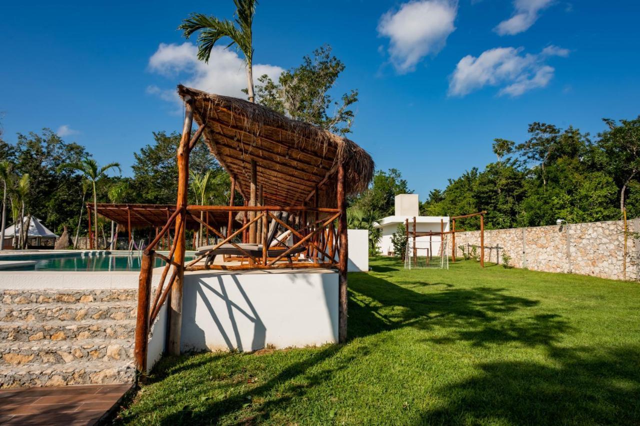 Hotel Xakluum Eco Glampings Puerto Morelos Exterior foto